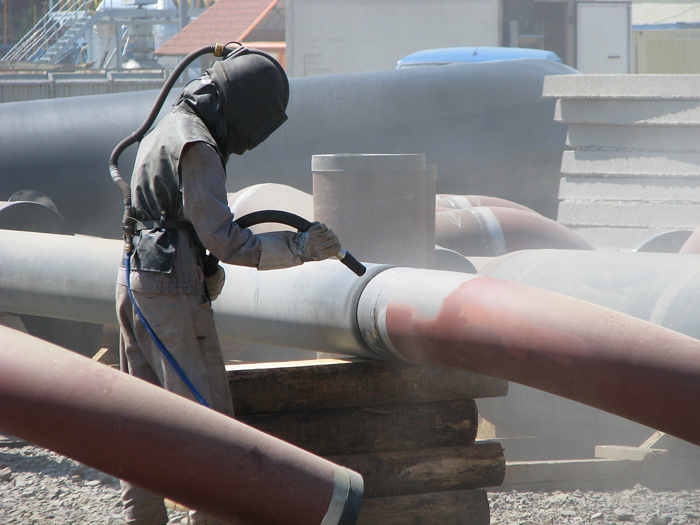 Tryskání v terénu